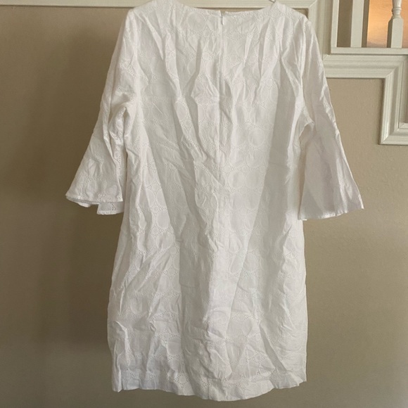 J. Crew white bell sleeve dress - NWT - Picture 7 of 11